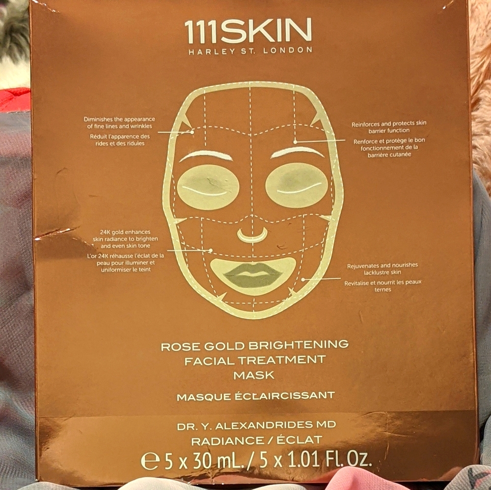 111 Skin (5) Rose Gold Face masks
